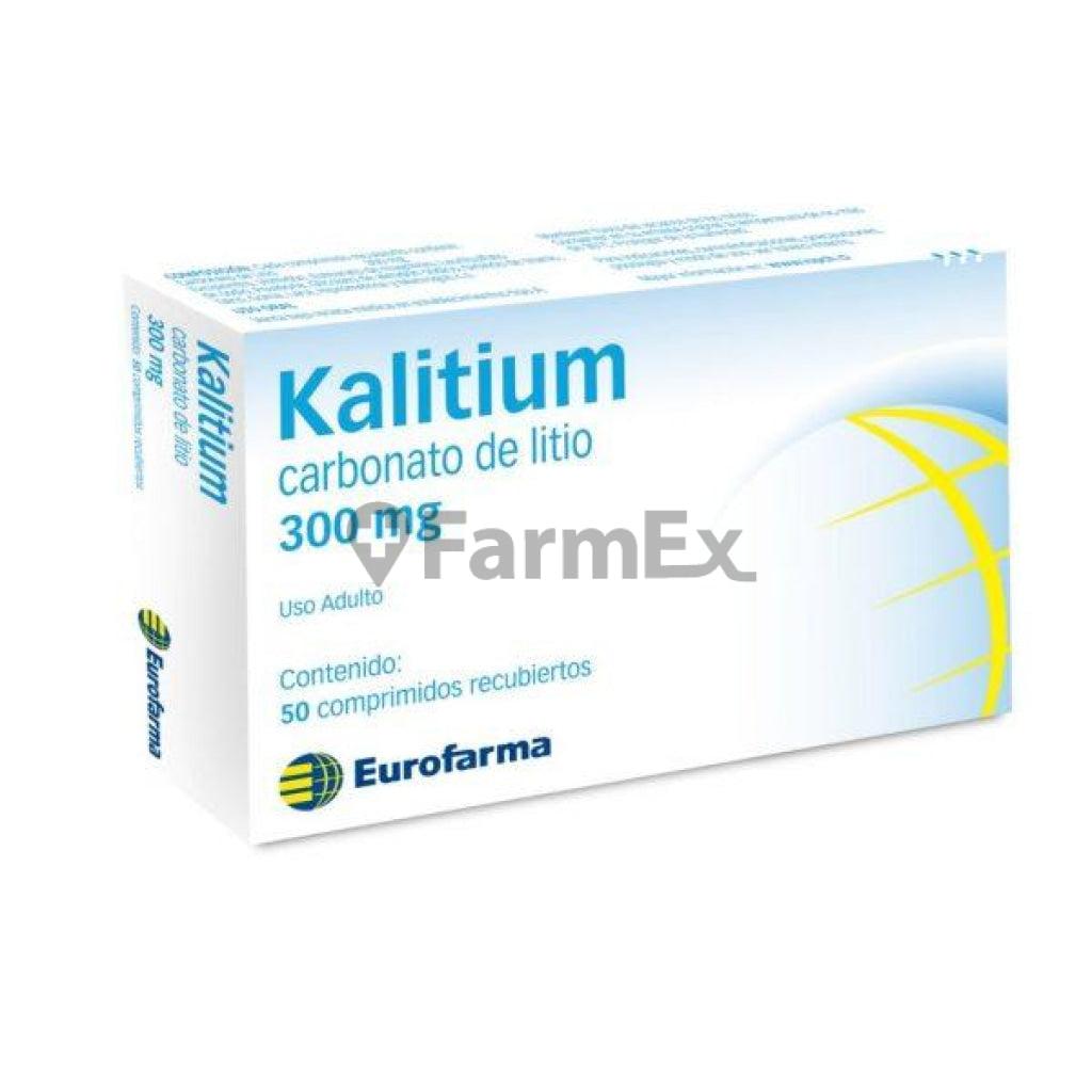 Kalitium 300 mg x 50 comp "LEY CENABAST" EUROFARMA